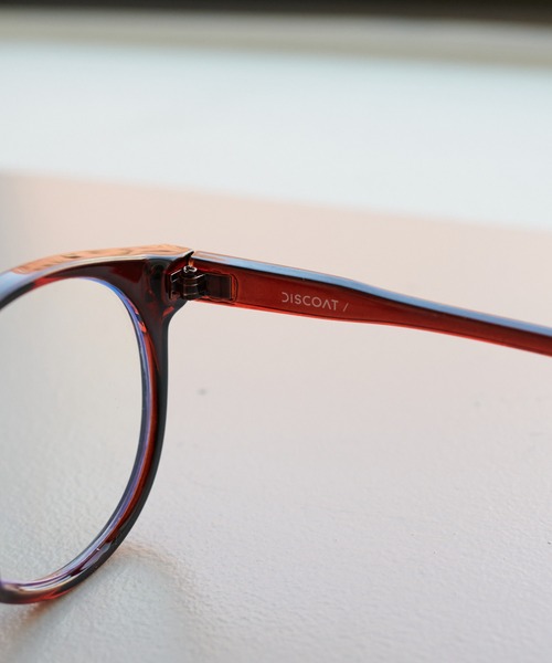 DISCOAT（ディスコート）の「防曇BLcutボストン眼鏡（メガネ・レディース・ブラック/ブラウン・FREE）」の10枚目の写真