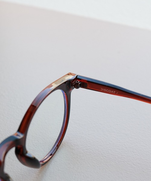 DISCOAT（ディスコート）の「防曇BLcutボストン眼鏡（メガネ・レディース・ブラック/ブラウン・FREE）」の11枚目の写真