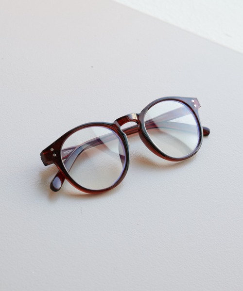 DISCOAT（ディスコート）の「防曇BLcutボストン眼鏡（メガネ・レディース・ブラック/ブラウン・FREE）」の14枚目の写真