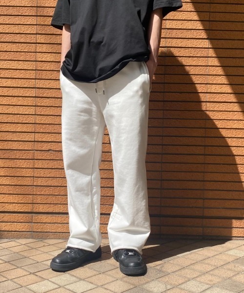 Toironier（トワロニエ）の「Toironier(トワロニエ )　2WAYスウェットパンツ ユニセックス（スウェットパンツ・レディース・ホワイト/オートミール・FREE）」の2枚目の写真