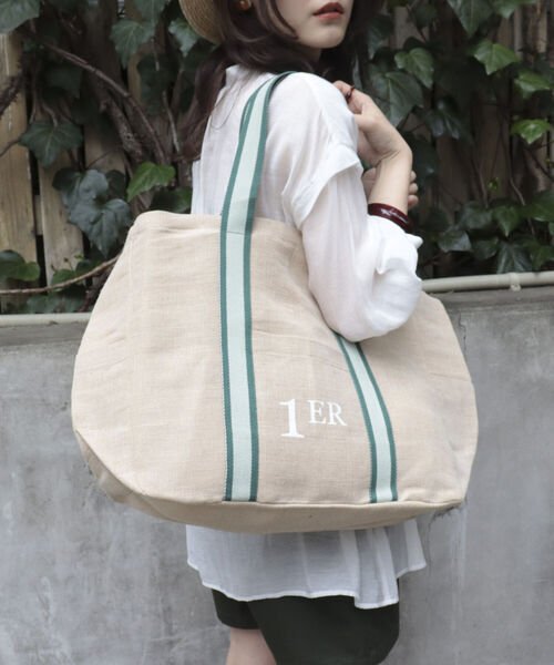 fredy repit（フレディレピ）の「[新色追加]【別注】【Wisteria/ウィステリア】LESS DRESS TOTE BAG トートバッグ（トートバッグ・レディース・ブルー系その他7/グリーン系その他・FREE）」の2枚目の写真