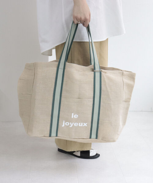 fredy repit（フレディレピ）の「[新色追加]【別注】【Wisteria/ウィステリア】LESS DRESS TOTE BAG トートバッグ（トートバッグ・レディース・ブルー系その他7/グリーン系その他・FREE）」の8枚目の写真