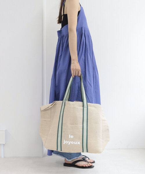 fredy repit（フレディレピ）の「[新色追加]【別注】【Wisteria/ウィステリア】LESS DRESS TOTE BAG トートバッグ（トートバッグ・レディース・ブルー系その他7/グリーン系その他・FREE）」の12枚目の写真
