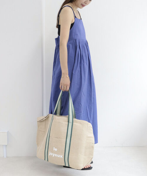 fredy repit（フレディレピ）の「[新色追加]【別注】【Wisteria/ウィステリア】LESS DRESS TOTE BAG トートバッグ（トートバッグ・レディース・ブルー系その他7/グリーン系その他・FREE）」の6枚目の写真