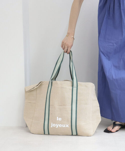 fredy repit（フレディレピ）の「[新色追加]【別注】【Wisteria/ウィステリア】LESS DRESS TOTE BAG トートバッグ（トートバッグ・レディース・ブルー系その他7/グリーン系その他・FREE）」の7枚目の写真