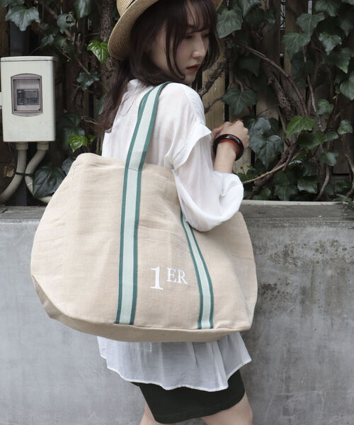 fredy repit（フレディレピ）の「[新色追加]【別注】【Wisteria/ウィステリア】LESS DRESS TOTE BAG トートバッグ（トートバッグ・レディース・ブルー系その他7/グリーン系その他・FREE）」の3枚目の写真
