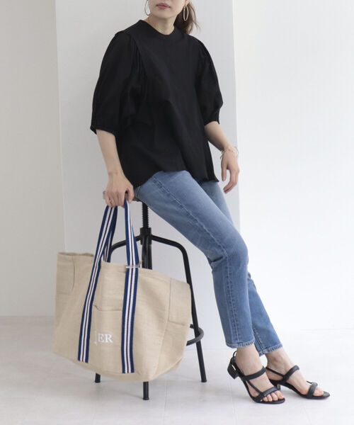 fredy repit（フレディレピ）の「[新色追加]【別注】【Wisteria/ウィステリア】LESS DRESS TOTE BAG トートバッグ（トートバッグ・レディース・ブルー系その他7/グリーン系その他・FREE）」の16枚目の写真