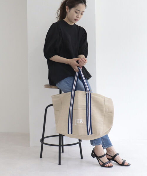 fredy repit（フレディレピ）の「[新色追加]【別注】【Wisteria/ウィステリア】LESS DRESS TOTE BAG トートバッグ（トートバッグ・レディース・ブルー系その他7/グリーン系その他・FREE）」の17枚目の写真