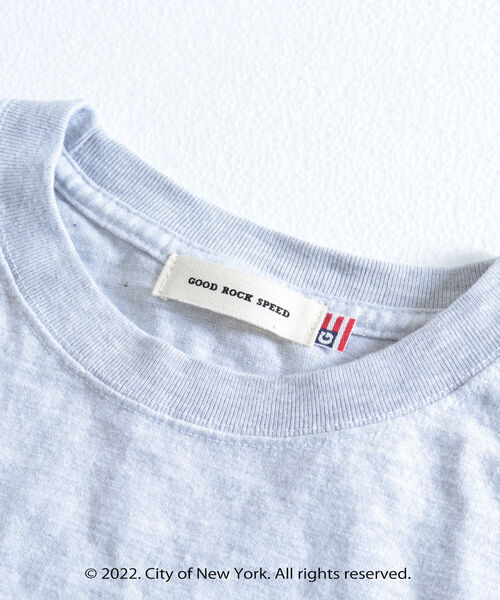 GOOD ROCK SPEED（グッドロックスピード）の「【GOOD ROCK SPEED/グッドロックスピード】NYC（City of NY）Tシャツ（Tシャツ/カットソー・メンズ・アッシュグレー/ホワイト系その他/ホワイト系その他2・M/L）」の6枚目の写真