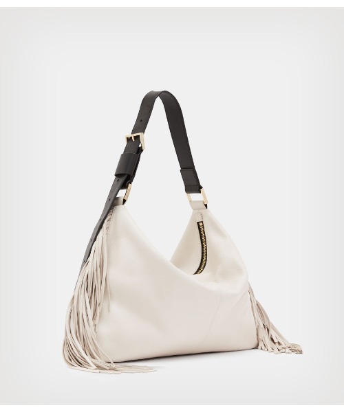 ALLSAINTS（オールセインツ）の「EDBURY LEATHER FRINGED SHOULDER BAG 