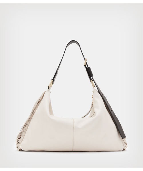 ALLSAINTS（オールセインツ）の「EDBURY LEATHER FRINGED SHOULDER BAG 