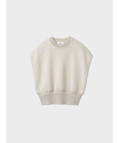 MIESROHE（ミースロエ）の「washableダブルフェイスニット