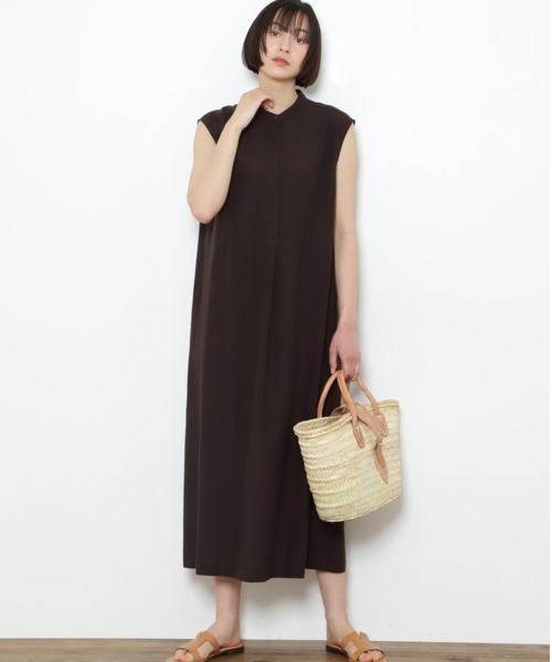 ｐｅレーヨンリネンワンピース ワンピース Human ワンピース Woman Woman ヒューマンウーマン のファッション 超安い