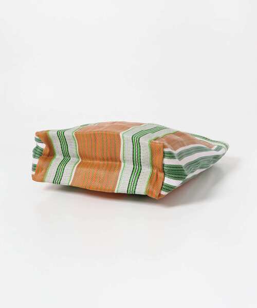 URBAN RESEARCH（アーバンリサーチ）の「W HANDLE STRIPE TOTE（トートバッグ・レディース・ブラック系その他/パープル系その他/オレンジ系その他・-）」の7枚目の写真