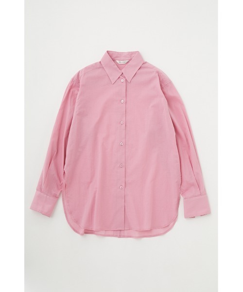 MOUSSY(マウジー)の「SHEER SLIT シャツ(シャツ/ブラウス・レディース・ピンク/アイボリー/ダークブラウン・FREE)」の9枚目の写真