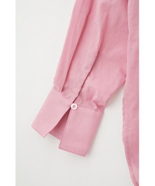 MOUSSY(マウジー)の「SHEER SLIT シャツ(シャツ/ブラウス・レディース・ピンク/アイボリー/ダークブラウン・FREE)」の15枚目の写真