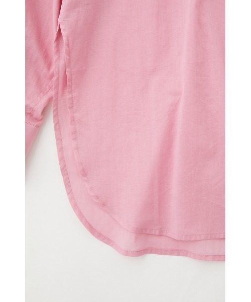 MOUSSY(マウジー)の「SHEER SLIT シャツ(シャツ/ブラウス・レディース・ピンク/アイボリー/ダークブラウン・FREE)」の16枚目の写真