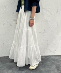 apres jour mignon | コットンティアードスカート【ZOZOTOWN限定アイテム】(スカート)
