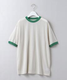6 | ＜6(ROKU)＞COTTON NYLON RINGER T-SHIRT/Tシャツ(Tシャツ/カットソー)