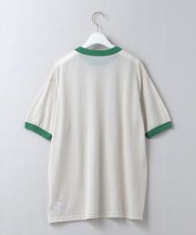 rokuコットンナイロンリンガーtシャツ 6（ロク）の「＜6(ROKU)＞コットンナイロン ボーダー リンガーT