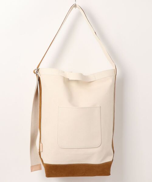 Hender Scheme（エンダースキーマ）の「campus suede shoulder big（ショルダーバッグ・レディース・ブラック/ベージュ/ブラウン系その他・FREE）」の7枚目の写真