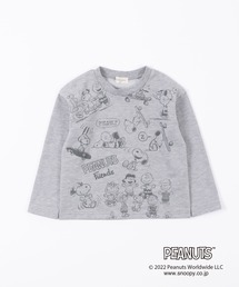 trois lapins kp（トロワラパンケーピー）の「PEANUTS/スヌーピーコラボ ミニ裏毛トレーナー(100～130)（スウェット）」