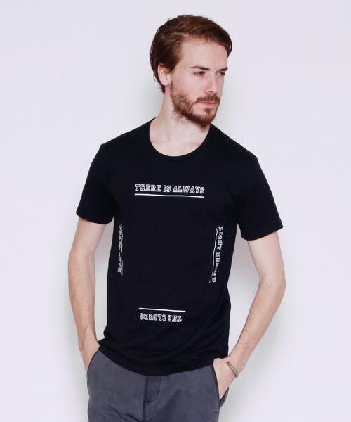 hardcover（ハードカバー）の「hardcover/ﾛｺﾞTEE2（Tシャツ/カットソー・レディース・ブラック/オリーブ/ネイビー・MEDIUM/SMALL）」の6枚目の写真