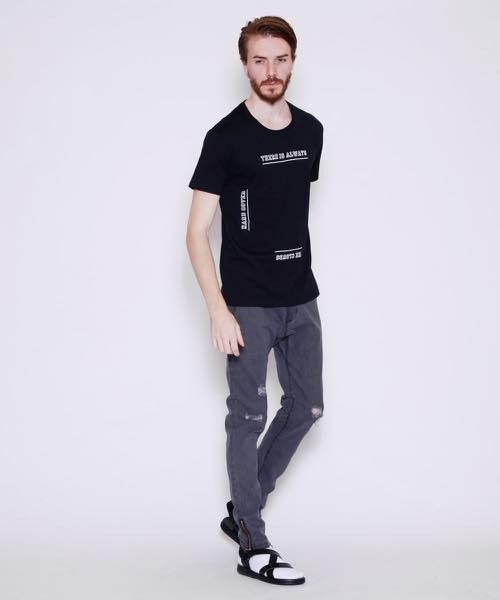 hardcover（ハードカバー）の「hardcover/ﾛｺﾞTEE2（Tシャツ/カットソー・レディース・ブラック/オリーブ/ネイビー・MEDIUM/SMALL）」の9枚目の写真