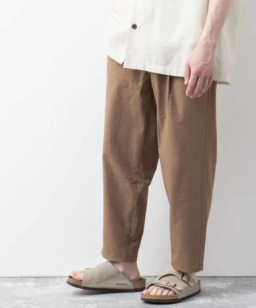 NOLLEY'S goodman(ノーリーズグッドマン)の「【WORK ABOUT/ワークアバウト】SAHARA PANTS イージーパンツ クールドッツ(その他パンツ・メンズ・ブラック/チャコールグレー/キャメル/ダークネイビー・M/S/L)」の6枚目の写真