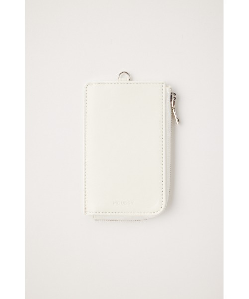 MOUSSY（マウジー）の「CARD ケース（カードケース・レディース・グリーン/オフホワイト/ブラック/ライトグリーン・FREE）」の2枚目の写真