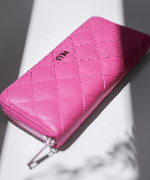 GYDA(ジェイダ)の「GYDA (ジェイダ) ラウンド長財布 キルティング GY-W061(財布・レディース・ピンク/ベージュ/ブラック・FREE)」の3枚目の写真