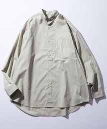 FREAK'S STORE | WEB限定 Relax Fit リラックスフィット バンドカラーシャツ/ストライプ/クレリック(シャツ/ブラウス)