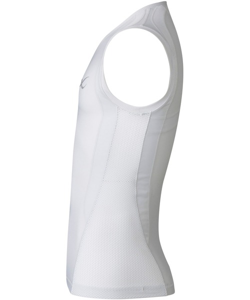 CW-X(シーダブリューエックス)の「「JYURYU TOP」 機能性トップス ノースリーブ メッシュ(Tシャツ/カットソー・メンズ・シルバーグレー/ブラック/アイボリー・M/L)」の16枚目の写真