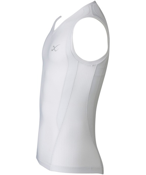 CW-X(シーダブリューエックス)の「「JYURYU TOP」 機能性トップス ノースリーブ メッシュ(Tシャツ/カットソー・メンズ・シルバーグレー/ブラック/アイボリー・M/L)」の17枚目の写真