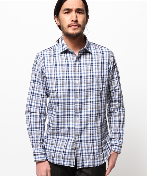 EDIFICE(エディフィス)の「◇MONTI / モンティ : C/LI OXチェック セミワイドカラーシャツ(シャツ/ブラウス・メンズ・その他10/その他7・48/46/44/50)」の9枚目の写真