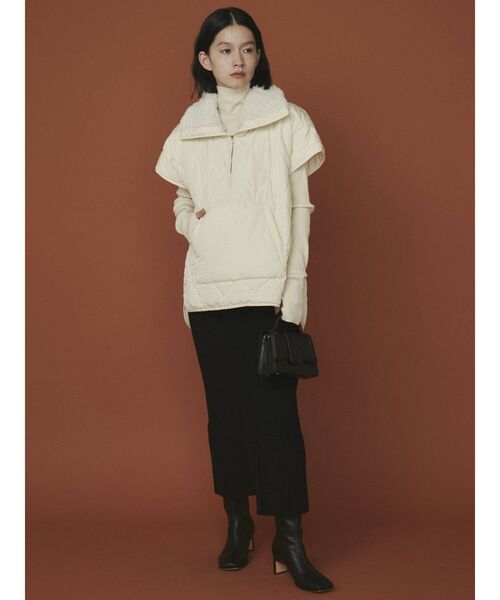 COTORICA（コトリカ）の「リブプチハイネックニット（ニット/セーター・レディース・ブラック/パープル/ピンク/ブルー/グリーン/アイボリー・FREE）」の19枚目の写真