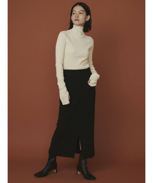 COTORICA（コトリカ）の「リブプチハイネックニット（ニット/セーター・レディース・ブラック/パープル/ピンク/ブルー/グリーン/アイボリー・FREE）」の18枚目の写真