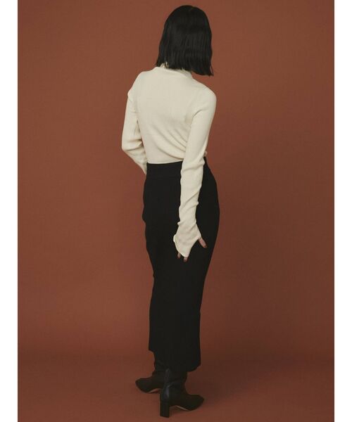 COTORICA（コトリカ）の「リブプチハイネックニット（ニット/セーター・レディース・ブラック/パープル/ピンク/ブルー/グリーン/アイボリー・FREE）」の16枚目の写真