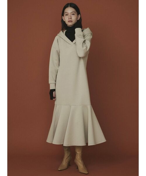 COTORICA（コトリカ）の「リブプチハイネックニット（ニット/セーター・レディース・ブラック/パープル/ピンク/ブルー/グリーン/アイボリー・FREE）」の14枚目の写真