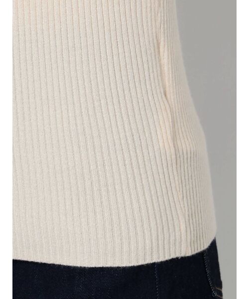 COTORICA（コトリカ）の「リブプチハイネックニット（ニット/セーター・レディース・ブラック/パープル/ピンク/ブルー/グリーン/アイボリー・FREE）」の7枚目の写真