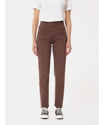 Nudie Jeans（ヌーディージーンズ）の「Breezy Britt Washed Cinnamon ブリージーブリット レギュラーテーパード ジーンズ(レングス28)（デニムパンツ）」