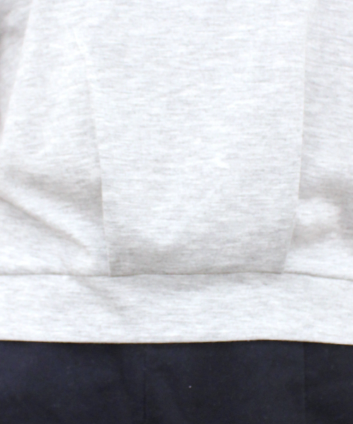 CIAOPANIC（チャオパニック）の「【Ciaopanic】テジン×T/R天竺袖ストライプP/O（Tシャツ/カットソー・レディース・ブラック/グレー/ネイビー/ライトブルー・FREE）」の11枚目の写真