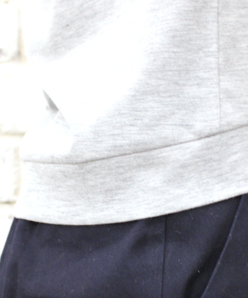 CIAOPANIC（チャオパニック）の「【Ciaopanic】テジン×T/R天竺袖ストライプP/O（Tシャツ/カットソー・レディース・ブラック/グレー/ネイビー/ライトブルー・FREE）」の14枚目の写真