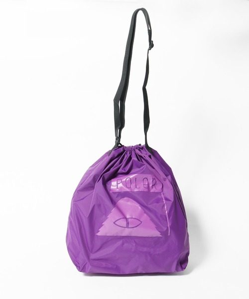 POLeR(ポーラー)の「POLeR/ポーラー SHOULDER ECO BAG ショルダーバック パッカブル(エコバッグ/サブバッグ・メンズ・ブルー/ブラック/パープル/ホワイト/ライトグリーン・ONE SIZE)」の13枚目の写真