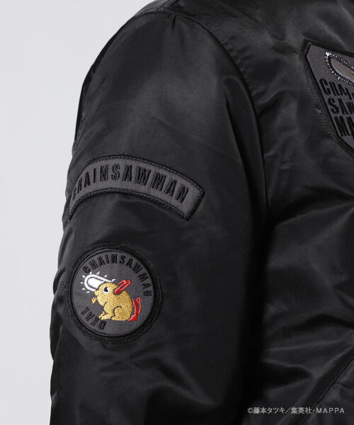 AVIREX（アヴィレックス）の「《チェンソーマン × ONEMADE × AVIREX》SPECIAL MA-1（MA-1・レディース・その他10/ブラック・L/M/XL/XXL）」の15枚目の写真