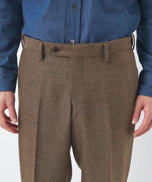 green label relaxing（グリーンレーベルリラクシング）の「A+ TWPUホームスパン スリム スラックス -ウォッシャブル・ストレッチ・防シワ・アジャスター-（スラックス・メンズ・グレー/ネイビー/ベージュ・XXL/M/XS/XL/S/L）」の9枚目の写真