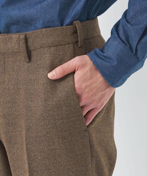 green label relaxing（グリーンレーベルリラクシング）の「A+ TWPUホームスパン スリム スラックス -ウォッシャブル・ストレッチ・防シワ・アジャスター-（スラックス・メンズ・グレー/ネイビー/ベージュ・XXL/M/XS/XL/S/L）」の11枚目の写真