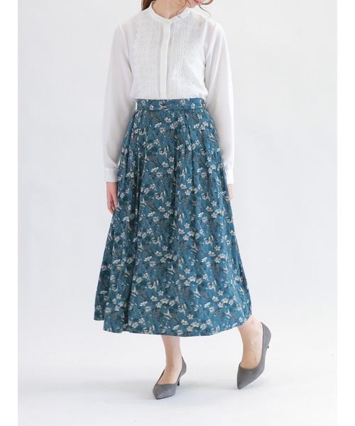 Te chichi（テチチ）の「フロントレースブラウス（シャツ/ブラウス・レディース・チャコール/ピンク/オフホワイト・ﾌﾘ-）」の5枚目の写真