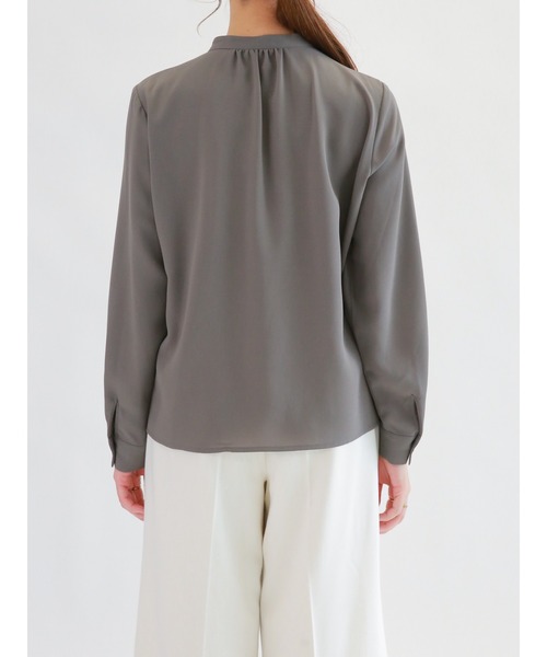 Te chichi（テチチ）の「フロントレースブラウス（シャツ/ブラウス・レディース・チャコール/ピンク/オフホワイト・ﾌﾘ-）」の12枚目の写真