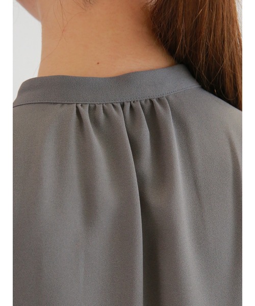 Te chichi（テチチ）の「フロントレースブラウス（シャツ/ブラウス・レディース・チャコール/ピンク/オフホワイト・ﾌﾘ-）」の13枚目の写真